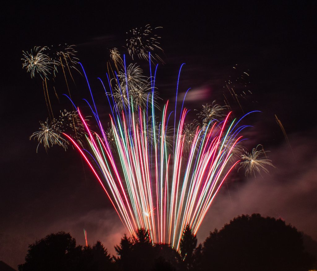 Grand Finale Fireworks light up the sky.